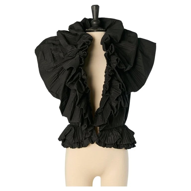 Alexandre Vauthier — Cotton Pleated Vest Alexandre Vauthier Couture — Clothing — resale