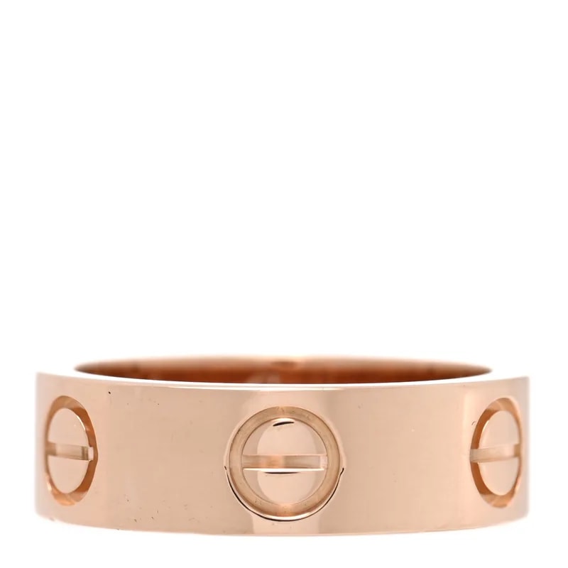 Cartier — 18K 5.5mm Love 49 4.75 — Jewelry — resale