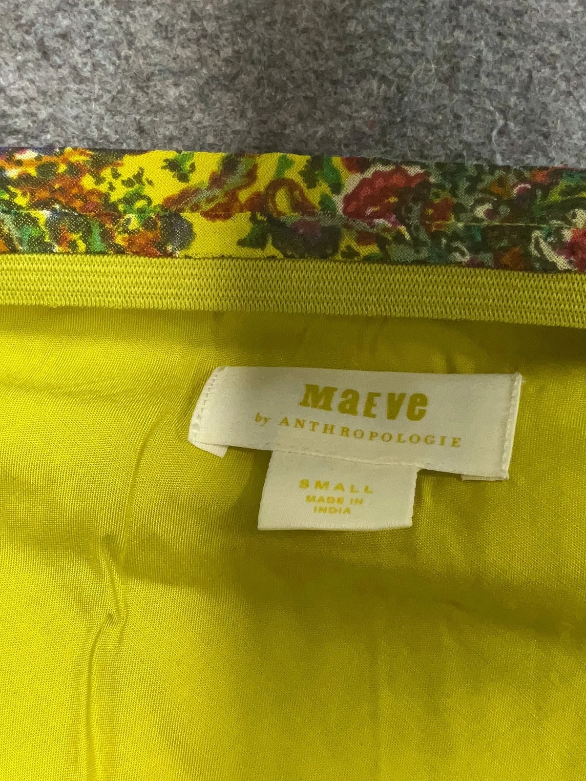 Maeve By Anthropologie 100% Viscose Casual Skirt Size S 3