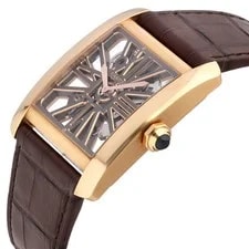 Cartier Tank MC Skeleton 18k Rose Gold Manual-Wind W5310040 2