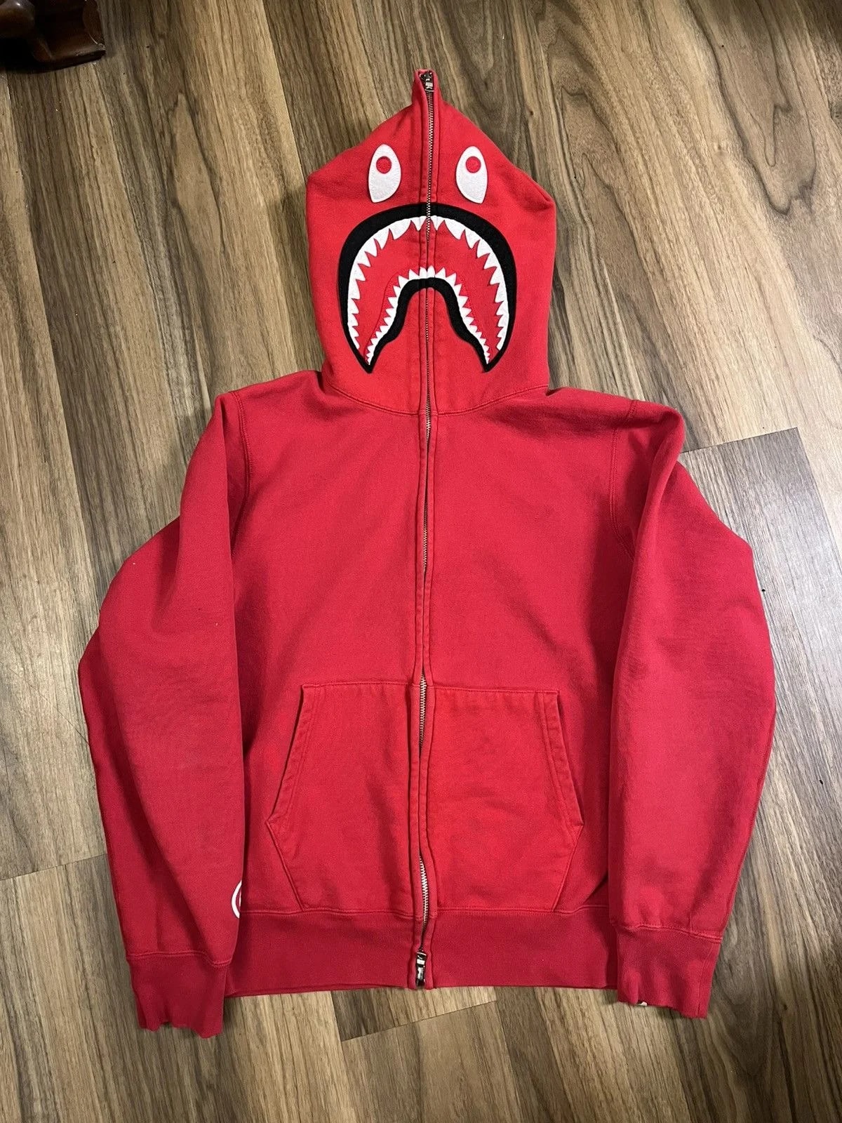 Bape A Bathing Ape Shark Full Zip Hoodie — streetwear — resale