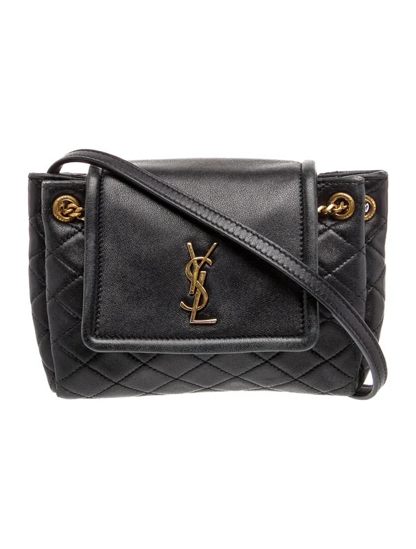 Saint Laurent — Quilted Nolita Mini — Handbag — resale
