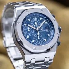 Audemars Piguet Royal Oak Offshore Chronograph 42mm Blue Beast 26237ST Full Set 3