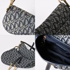 Christian Dior Saddle Trotter / Cotton/ Auth 4