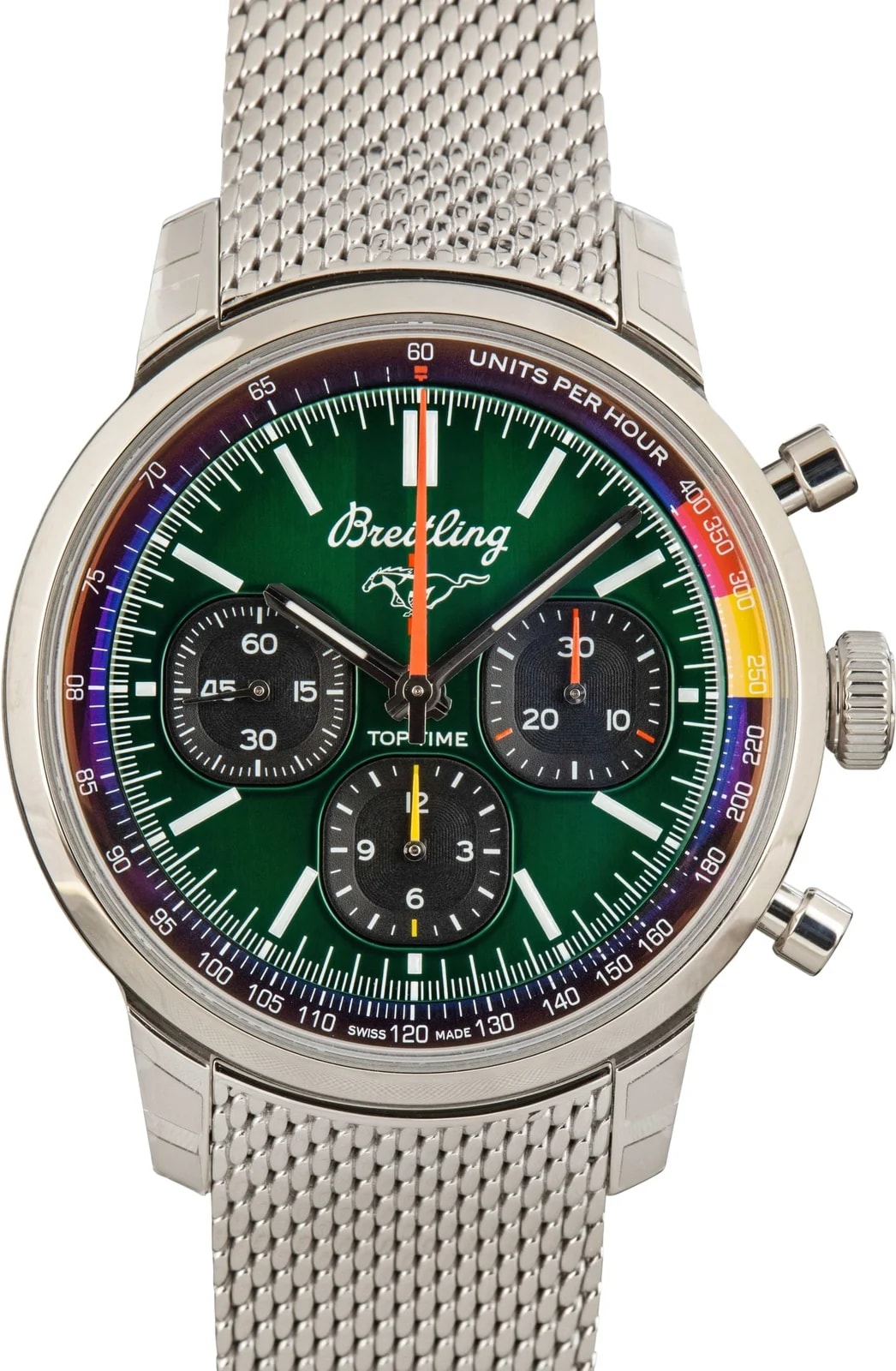 Breitling Top Time B01 Ford Mustang Green Dial 2