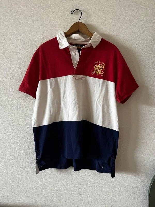 Polo Ralph Lauren — Polo Ralph Lauren Rugby Shirt Custom Fit — streetwear — resale
