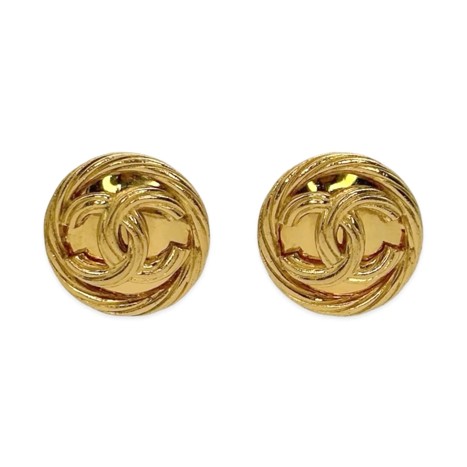 Luv Luxe Scottsdale — Chanel Medallion Clip on Earrings — Accessory — resale