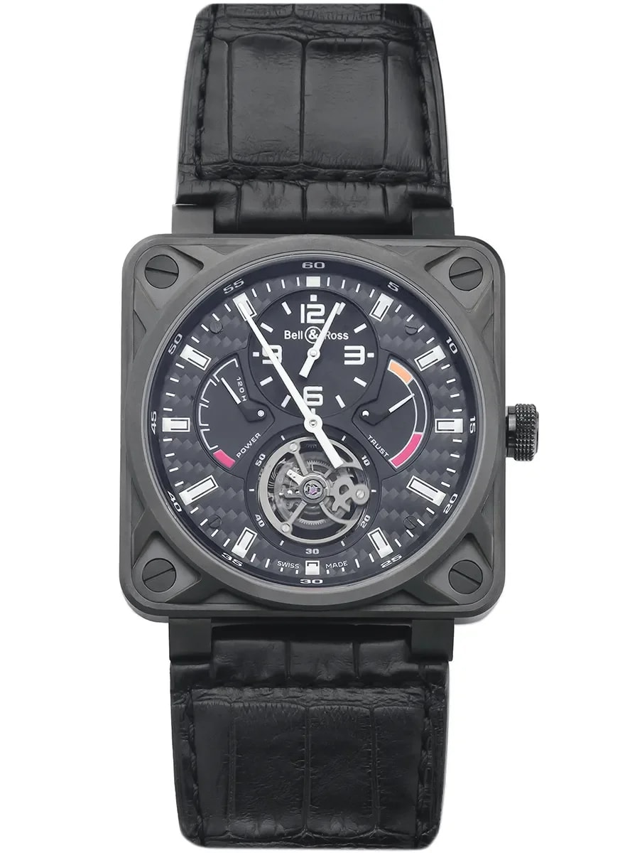 Worldofluxuryus — Bell & Ross Aviation BR 01 Tourbillon Titanium — Watch — resale