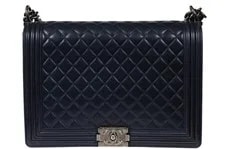 Chanel Large Boy Bag Flap Quilted CC Logo Crossbody 4