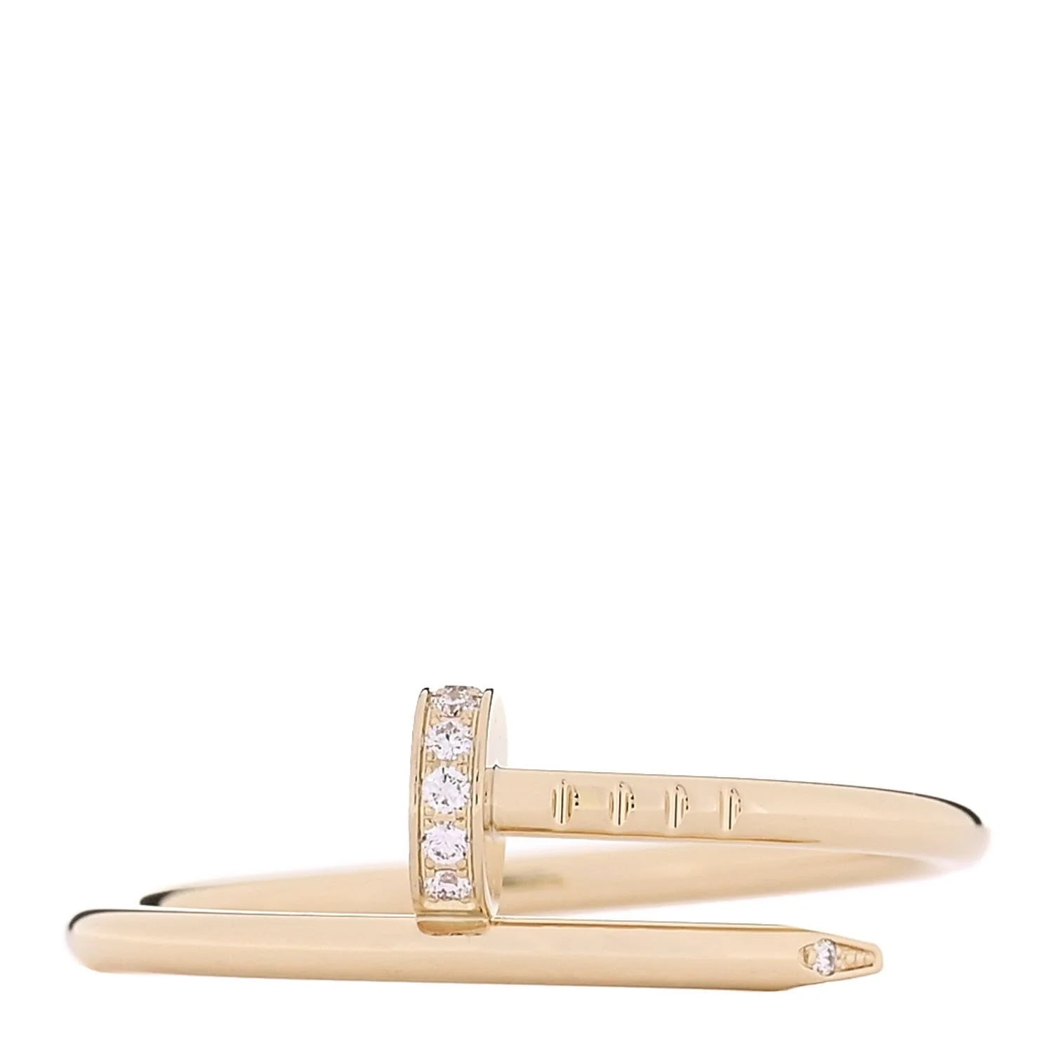 Cartier — 18K Yellow Gold Small Juste Un Clou 63 10.5 — Jewelry — resale