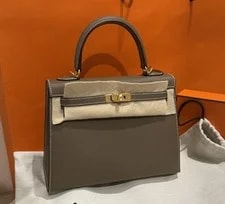 Hermès — Hermès Kelly 25 Sellier Etoupe Hardware 04/2025 — Handbag — resale