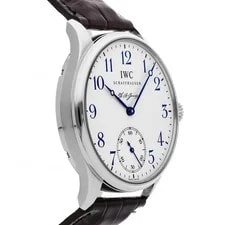 IWC Portuguese F.A. Jones Limited Edition Steel Manual 43mm IW5442-03 3