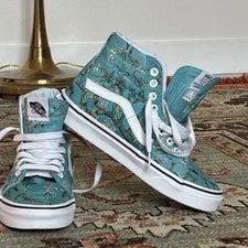 Vans van Gogh Museum Almond Blossom High Top Floral Limited Edition 2