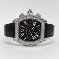 Cartier Roadster XL Chronograph Automatic Diamond 42mm Black Dial 2618 3
