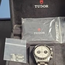Tudor Black Bay Chrono Automatic 41mm Panda Dial Steel Bracelet Box Papers 2