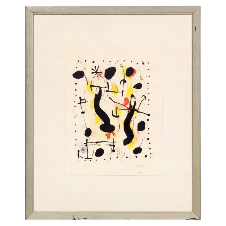 Joan Miró — Joan Miró "La Bague du Sanglier" Lithograph, Signed and Numbered, 1967 — decorative_art — resale