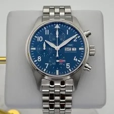 IWC Pilot's Chronograph 41mm Blue Dial Complete Set - IW388102 3