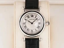 Cartier LM W1509751 Platinum 32mm Silver Dial Manual With Box #CGW399 2