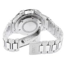 IWC Schaffhausen GST Alarm IW353703 40mm SS Silver Dial Automatic Date #C133 3