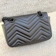 Gucci GG Marmont Logo Quilted Chain - Very Good #12EHO0Q 3