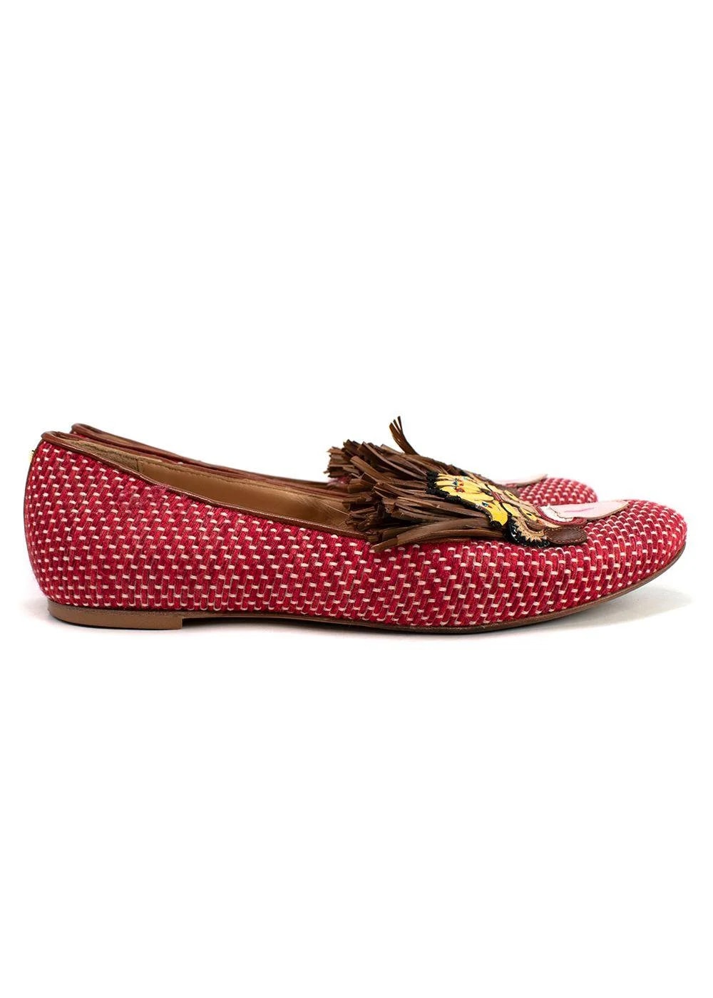 Dsquared — DSquared2 Tribal Tiki Ballerina — Designer Shoe — resale
