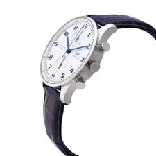 IWC Portugieser Chronograph Automatic Silver Dial IW3716-05 2
