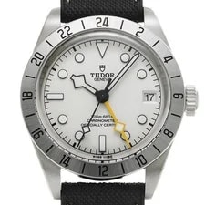 Tudor — Tudor Black BAY PRO 79470 Automatic Date White Dial Stainless Steel — Watch — resale