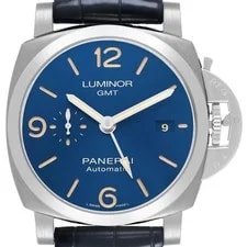 Panerai — Panerai Luminor 1950 3 Days GMT Blue Dial Steel PAM01033 — Watch — resale