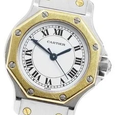 Cartier — Cartier Santos Octagon SM White Dial Automatic Watch_968111 — Watch — resale