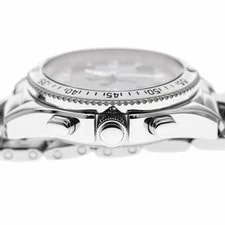 Breitling A68362 B-1 Chronograph Quartz Black Silver Band 2