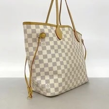 Auth [6gc2836] Louis Vuitton Azul Neverfull ... 2