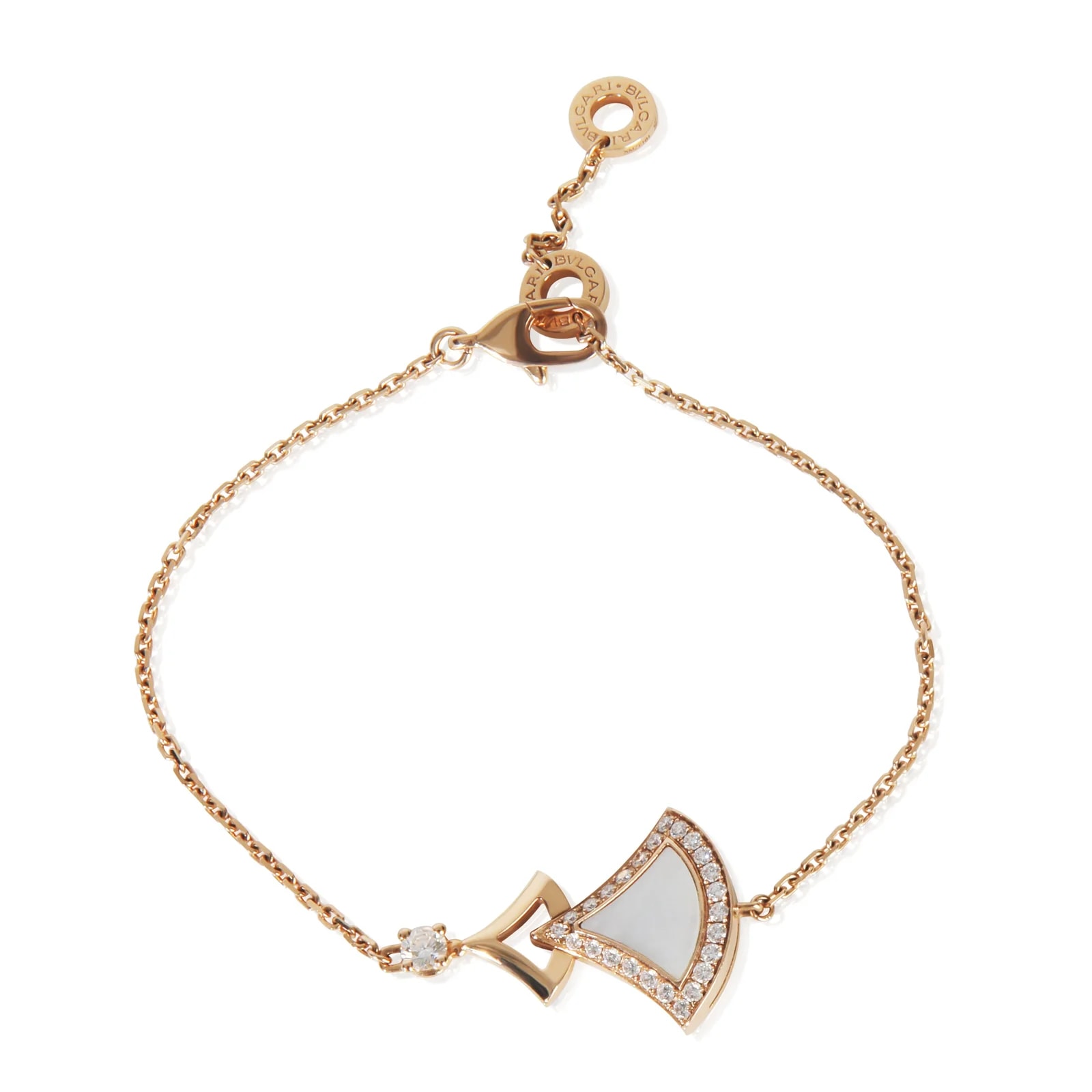 Bvlgari — Bvlgari Rose Gold Mother of Pearl and Divas Dream 18k — Jewelry — resale