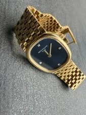 Patek Philippe Ellipse 4764/5 18k Yellow Gold Diamond-Inset Quartz . 3