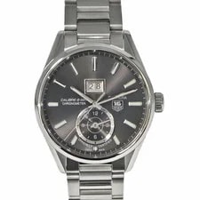 Carrera — TAGHeuer Carrera Grand Date Automatic Gray Stainless Steel — Watch — resale