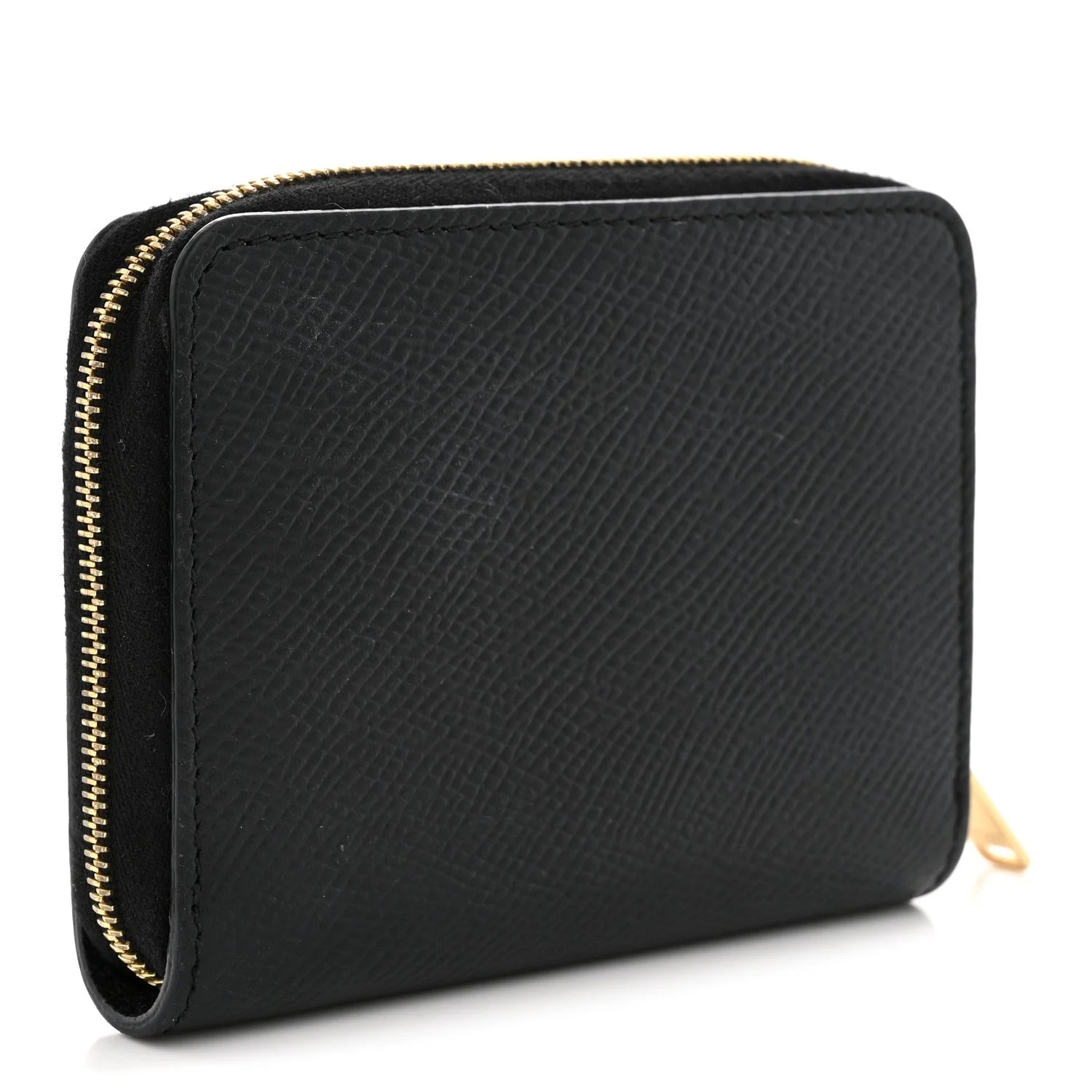 Grained Compact Zipped Wallet 3