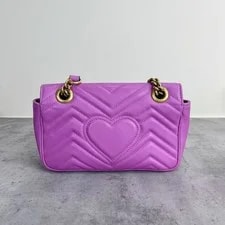 Gucci GG Marmont Small Crossbody Chevron Quilt 2