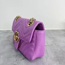 Gucci GG Marmont Small Crossbody Chevron Quilt 3