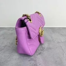 Gucci GG Marmont Small Crossbody Chevron Quilt 4