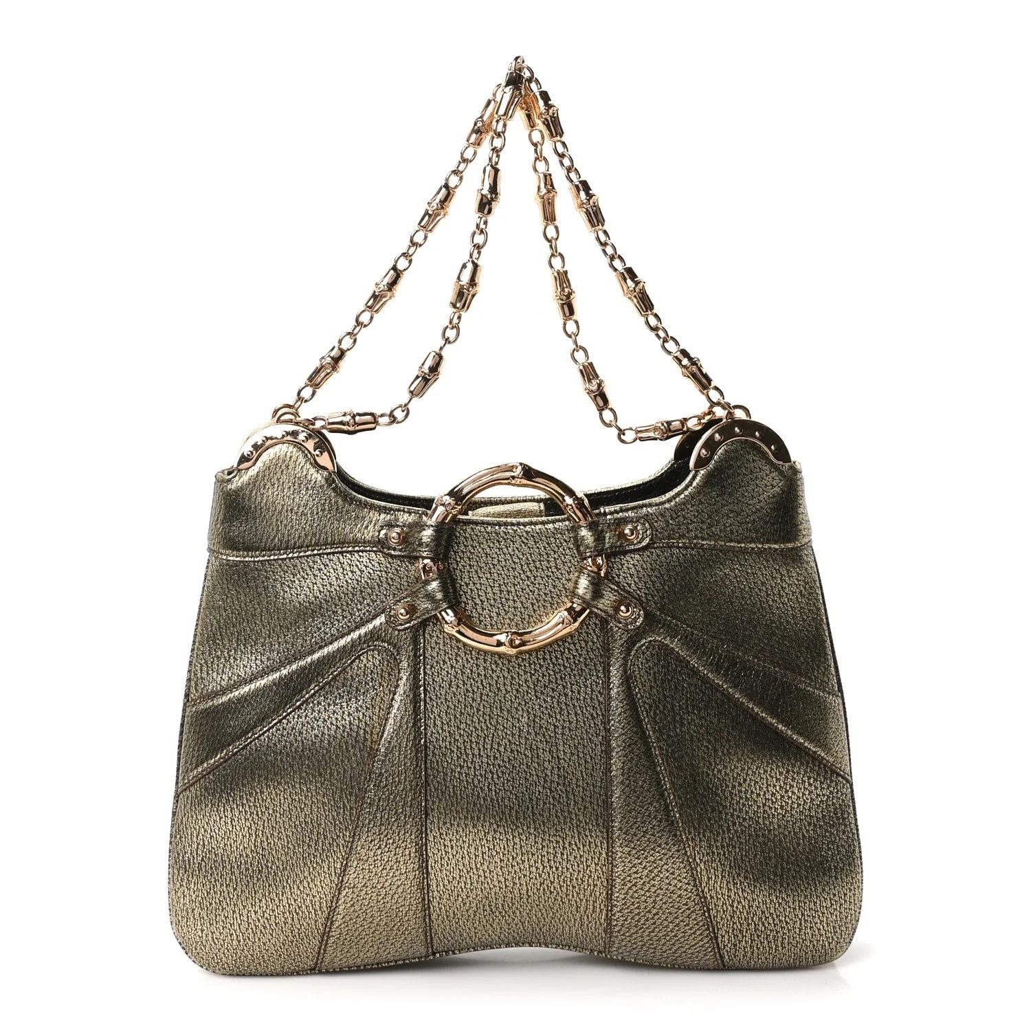Gucci — Metallic Bamboo Chain Tom Ford — Handbag — resale
