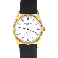 Patek Philippe — Patek Philippe Calatrava 31mm Clou de Paris Hobnail Bezel Manual Wind 18k Gold — Watch — resale