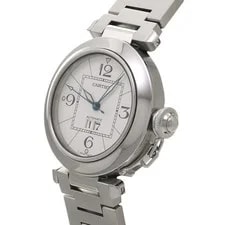 Cartier Pasha C Big Date W31055M7 White 742609 2
