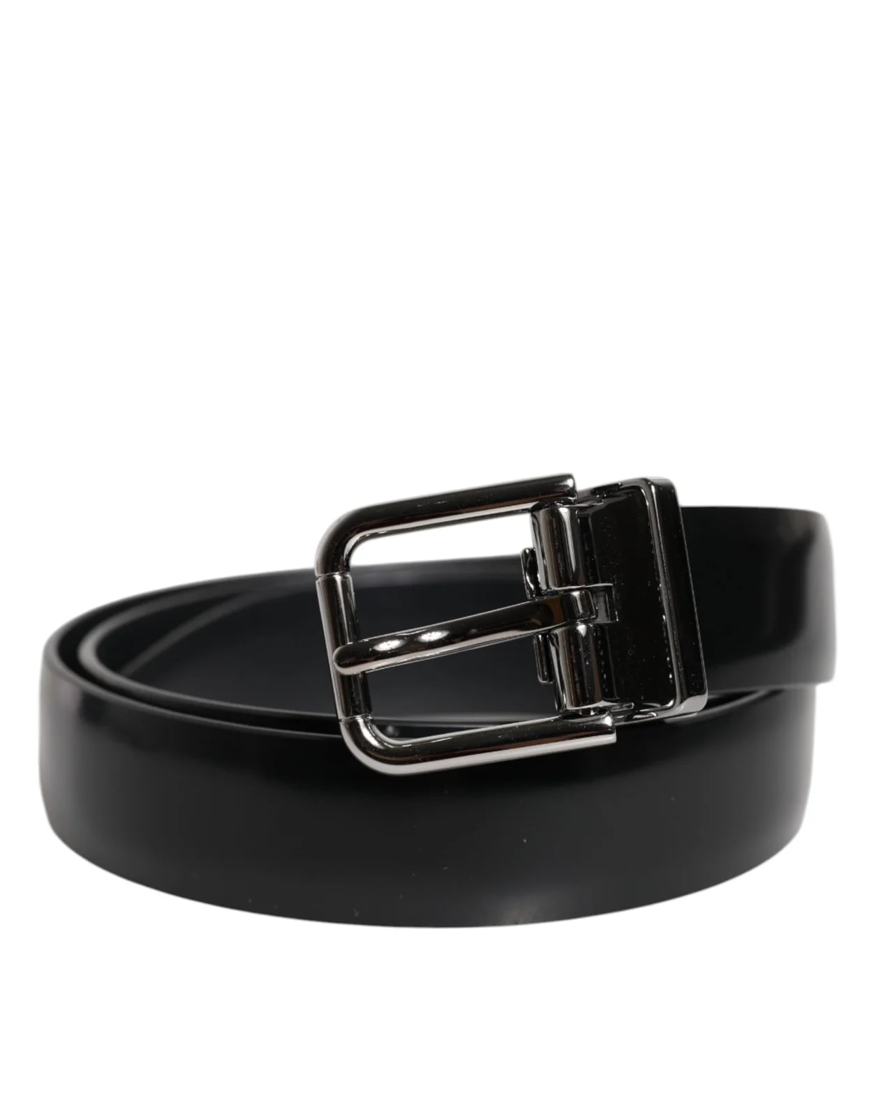Dolce & Gabbana — Dolce & Gabbana Solid Classic Waist Buckle Belt — Accessory — resale