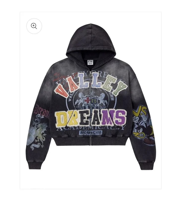 Vale forever BLASTED ZIP UP 4