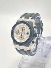 Audemars Piguet Royal Oak Offshore 42mm 25940SK Rubber Strap White Dial Papers 3