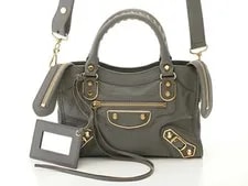 Balenciaga — Balenciaga Classic Metallic Edge Mini City . — Handbag — resale