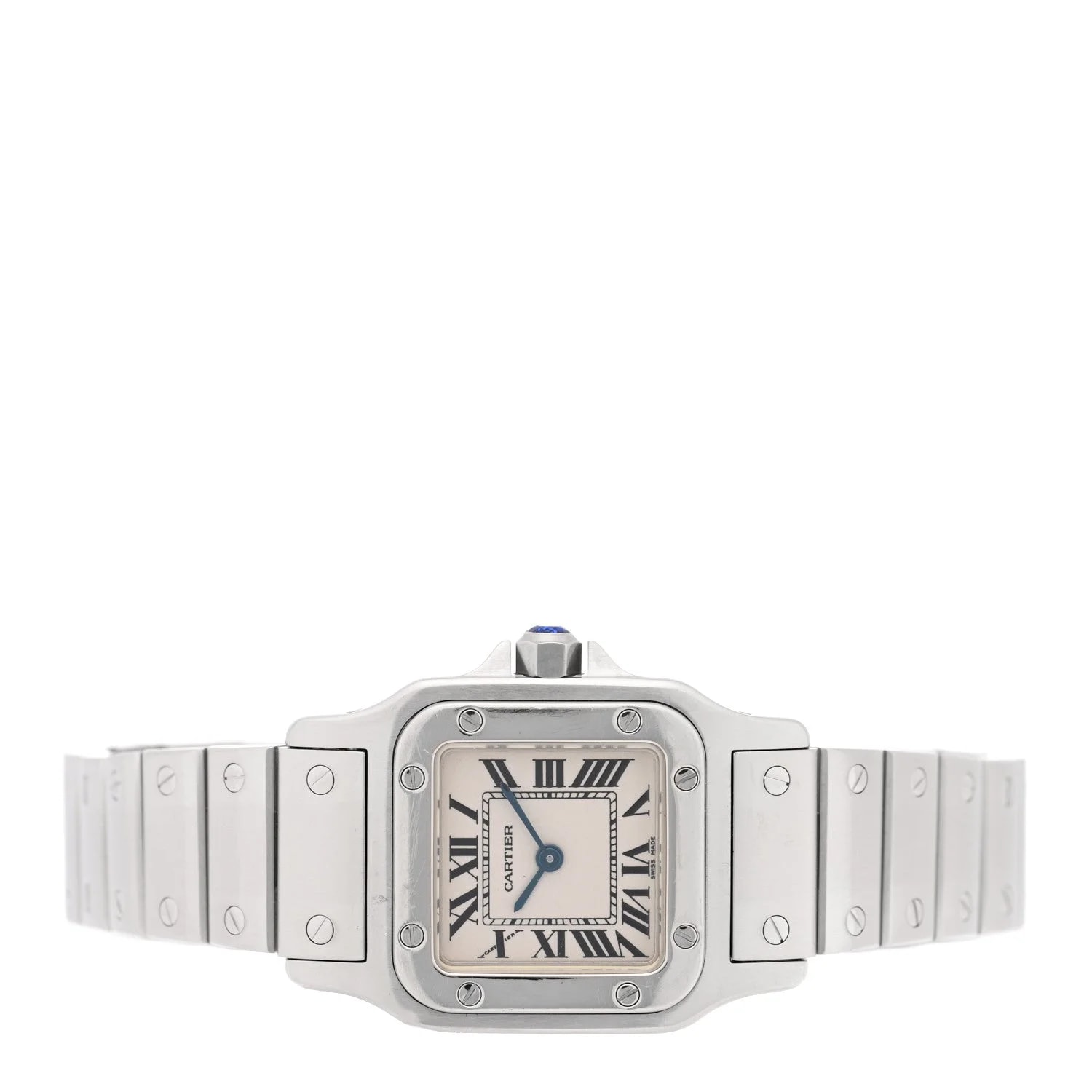 Stainless Steel 24mm Santos de Cartier Galbee Quartz 2