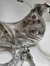 Balenciaga LE Cagole Crinkled Mettalized Mini 3