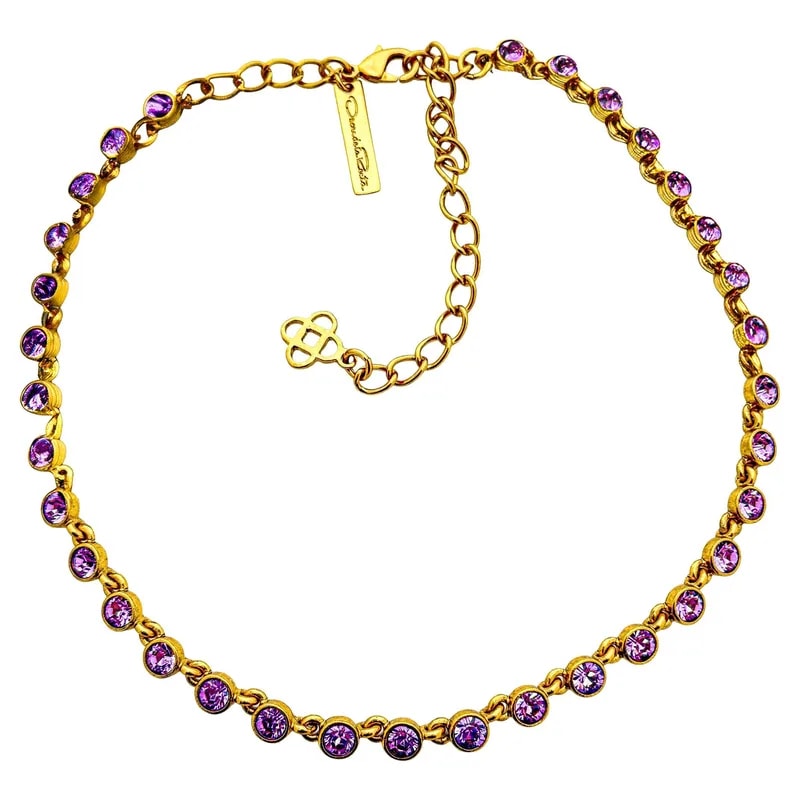 Oscar de la Renta — Oscar de la Renta Plate Swarovski Tennis — Jewelry — resale