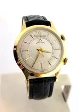 Jaeger-LeCoultre — 18K JAEGER-LeCOULTRE Winding Memovox Alarm c.1950s Cal 489 Exlnt — Watch — resale