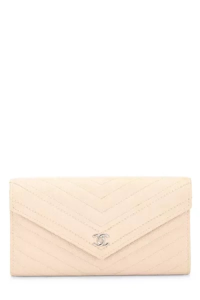 Chanel — Chevron 'CC' Wallet — Accessory — resale